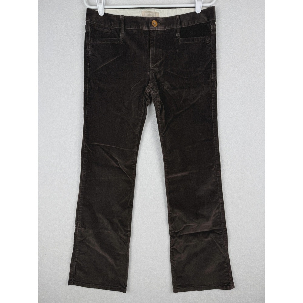 Banana Republic Corduroy Pants Womens 27P Brown Bootcut Stretch 70s 90s